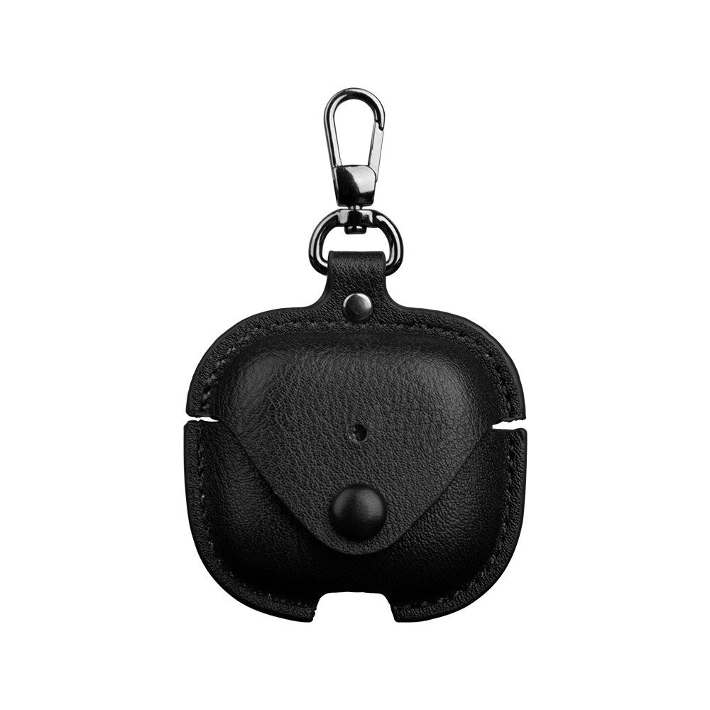 Airpods 4 Vegansk Læder Cover - Sort