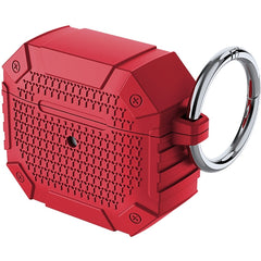 Airpods 4 Stødsikkert Militær Sikkerheds Cover - Rød