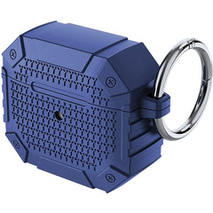 Airpods 4 Stødsikkert Militær Sikkerheds Cover - Blå