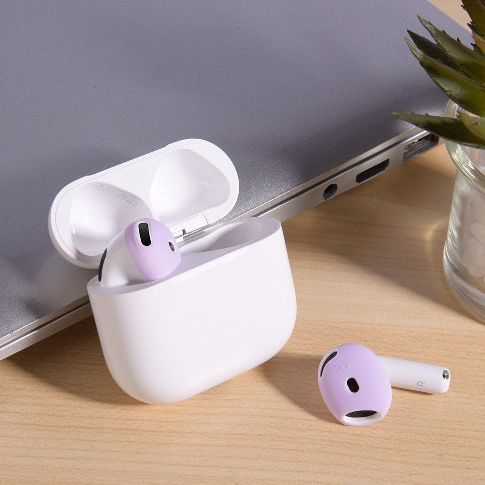 Silikone Cover til Apple AirPods (4. gen.) Ørepropper - Gennemsigtig