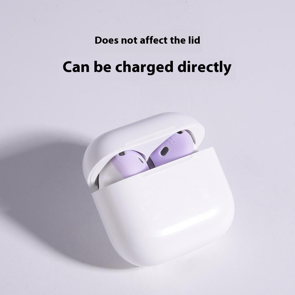Silikone Cover til Apple AirPods (4. gen.) Ørepropper - Lilla