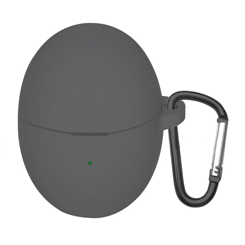 Huawei FreeBuds 6 Silikone Cover m. Karabinhage - Grå