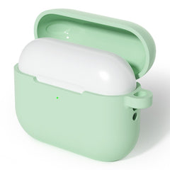 Apple AirPods Pro (3. gen.) Silikone Cover m. Karabinhage - Grøn