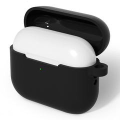 Apple AirPods Pro (3. gen.) Silikone Cover m. Karabinhage - Sort