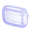 Apple AirPods Pro (3. gen.) Transparent Fleksibelt Plast Cover - Gennemsigtig / Lilla