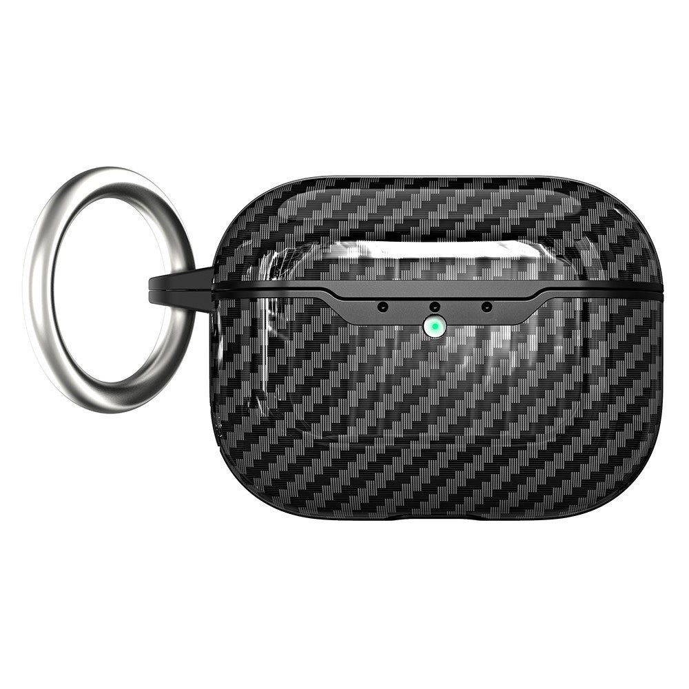 Apple AirPods Pro (3. gen.) Carbon Plast Cover - Sort