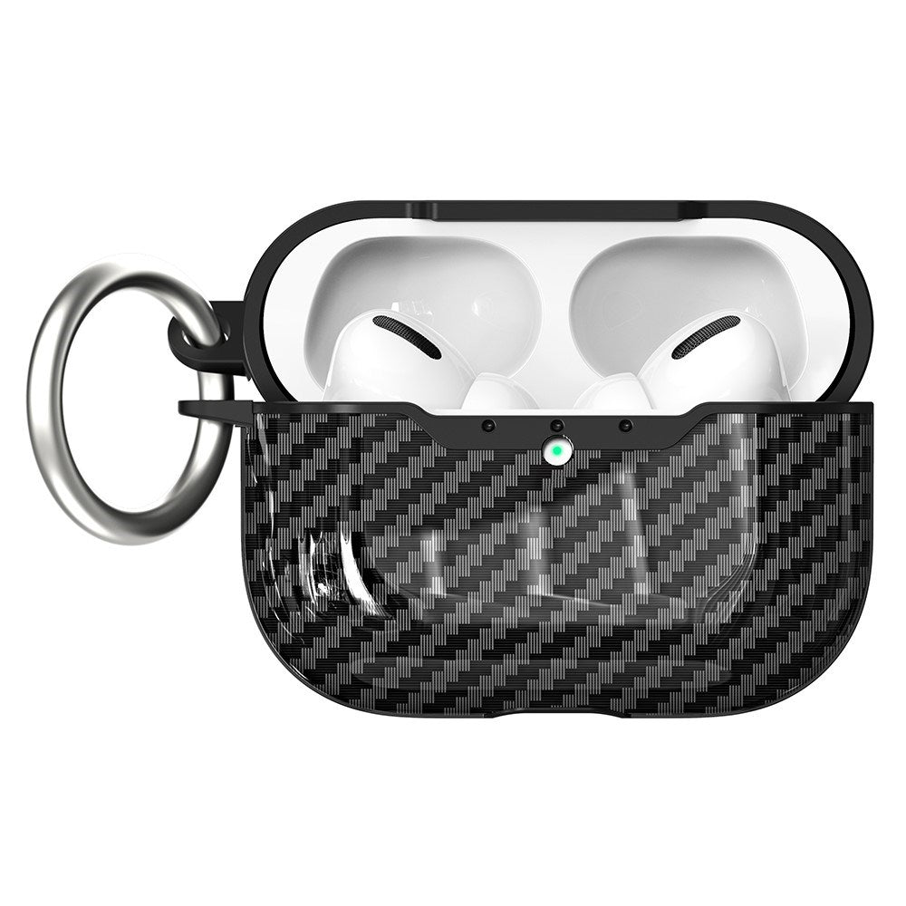 Apple AirPods Pro (3. gen.) Carbon Plast Cover - Sort