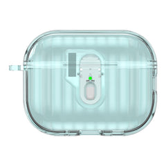 Apple AirPods Pro (3. gen.) Hybrid Plast Cover - Gennemsigtig / Blå