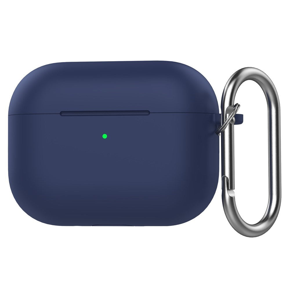Apple AirPods Pro (3. gen.) Silikone Cover - Karabinhage - Mørkeblå