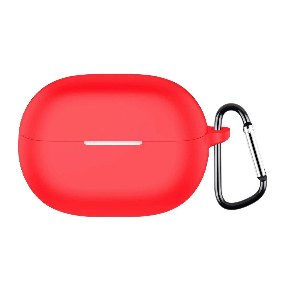 Huawei FreeBuds Pro 5 Silikone Cover m. Karabinhage - Rød