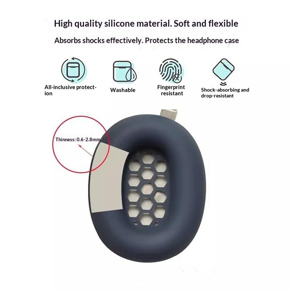 Silikone Cover til Sony WH-1000XM6 Høretelefoner - Mørkeblå