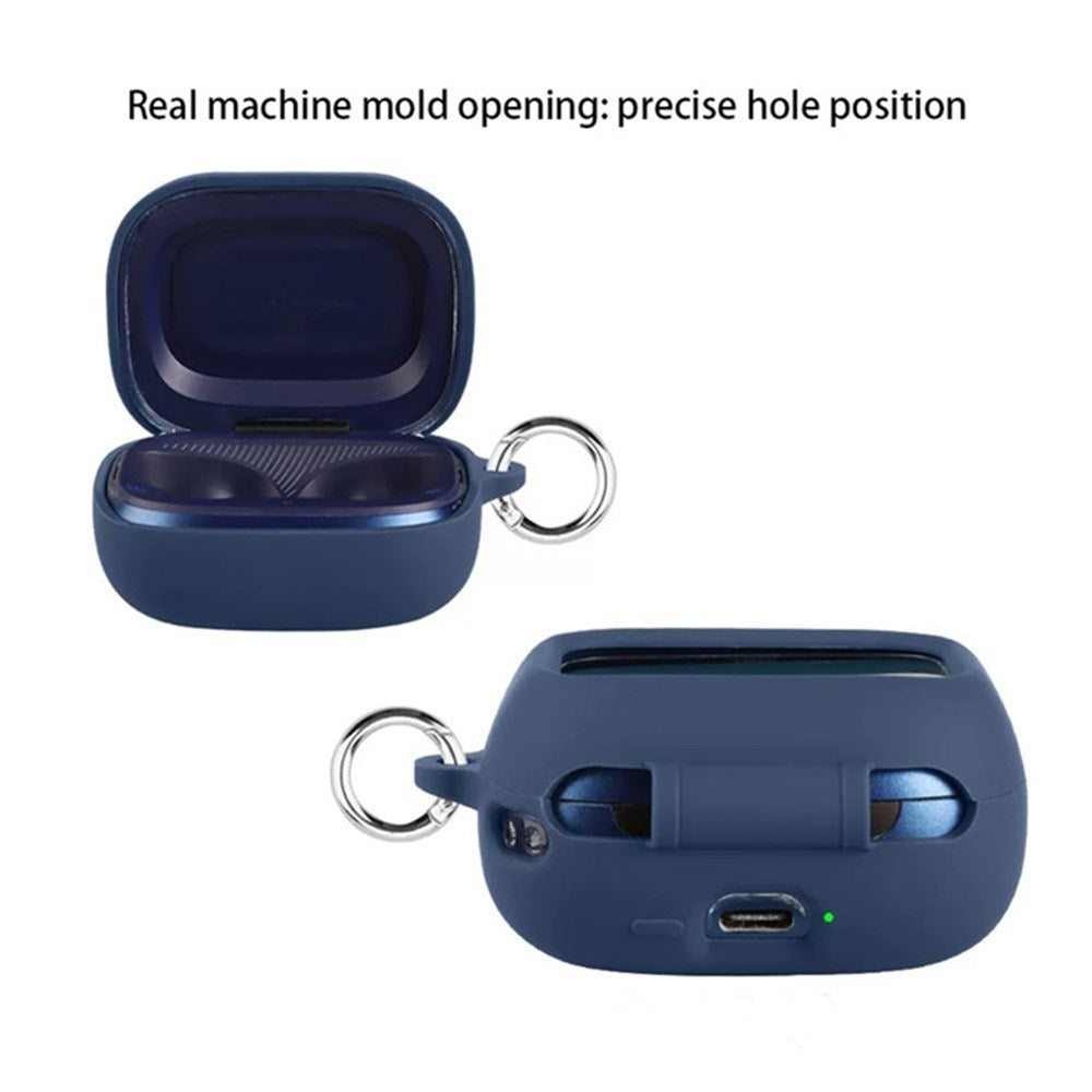 JBL Live Buds 4 Silikonecover m. Nøglering - Hvid