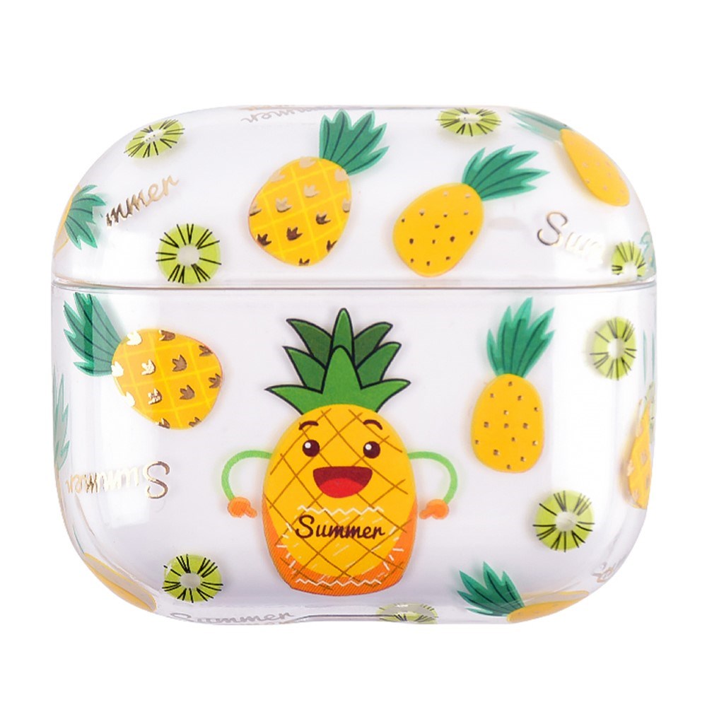 Apple AirPods (3. Gen.) Hårdt Plast Cover m. Mønster - Ananas