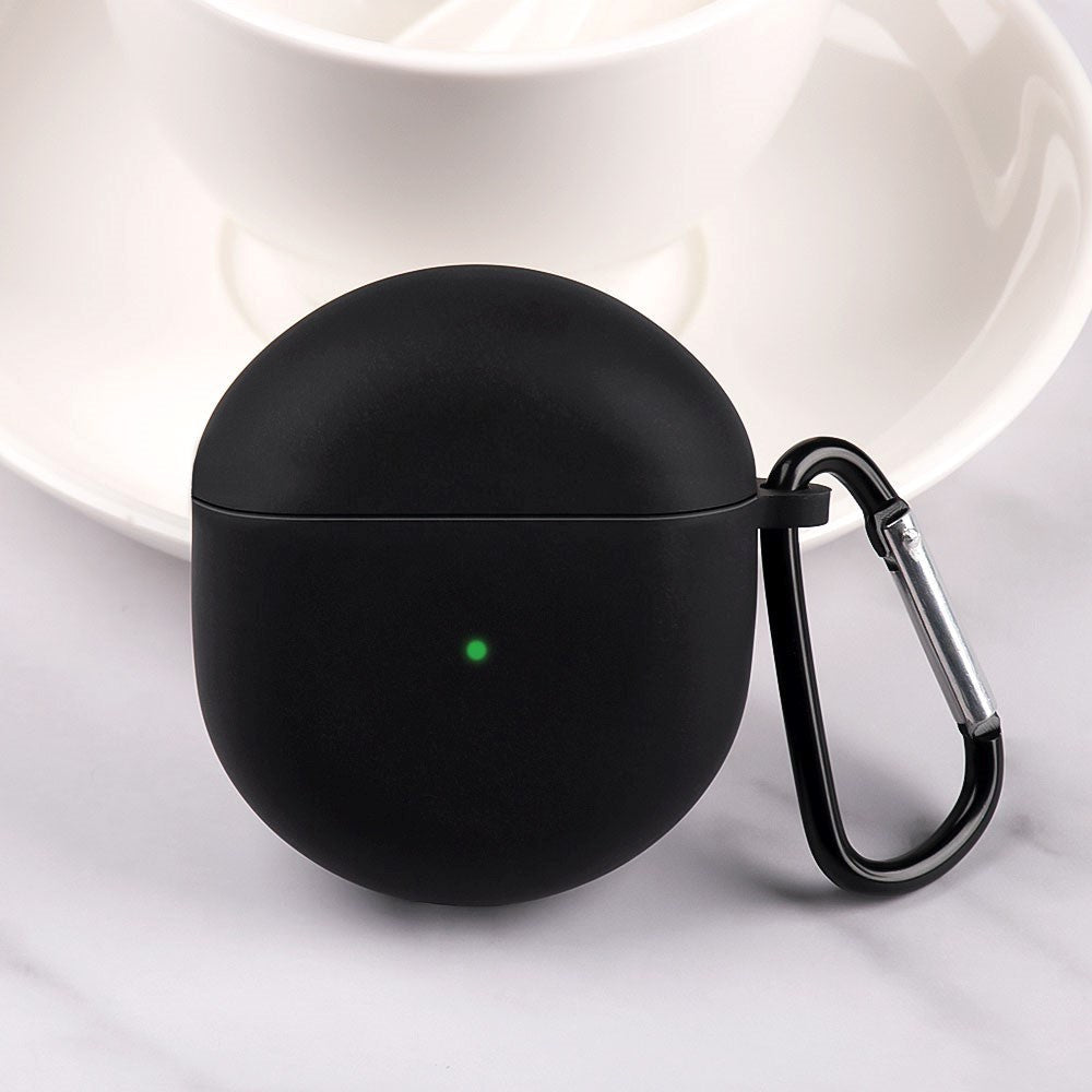 OnePlus Buds Silikone Cover m. Karabinhage - Hvid