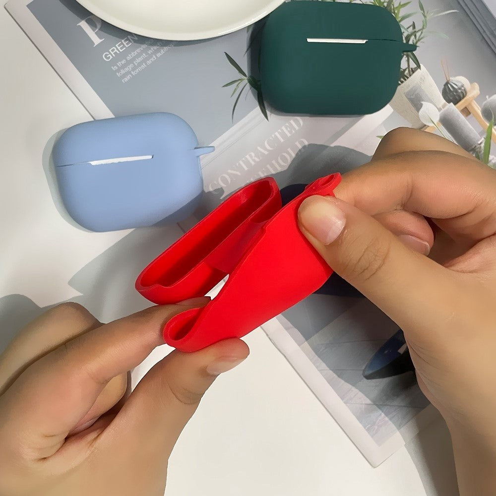 Apple Airpods Pro 2nd Gen (2022) Cover m. Karabinhage - Grøn