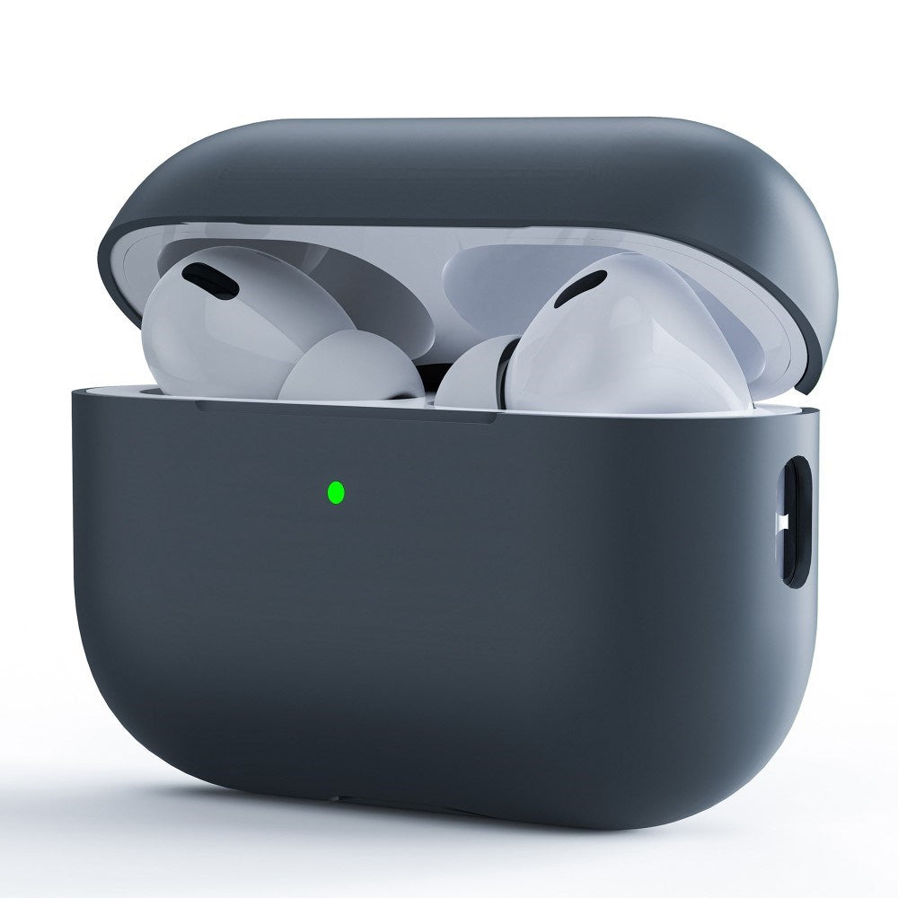 Apple AirPods Pro (2. Gen.) Todelt Silikone Cover - Mørkegrå