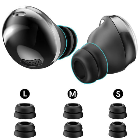 Earbuds Covers til Samsung Galaxy Buds Pro - 3 stk. - Sort