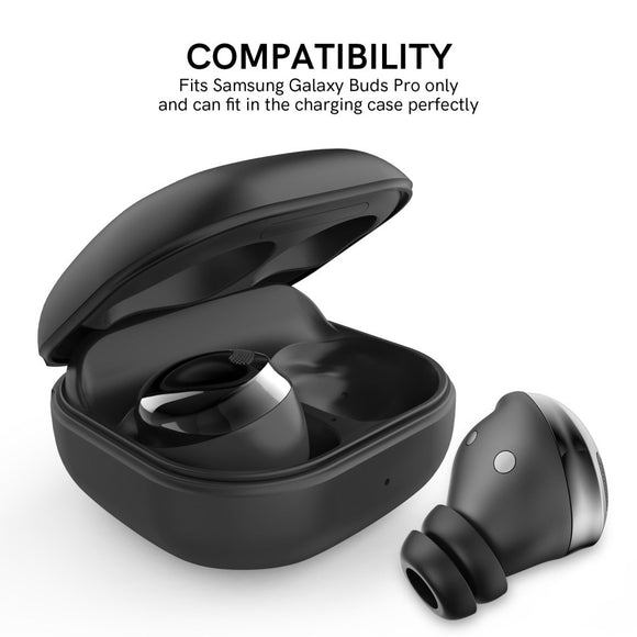 Earbuds Covers til Samsung Galaxy Buds Pro - 3 stk. - Sort