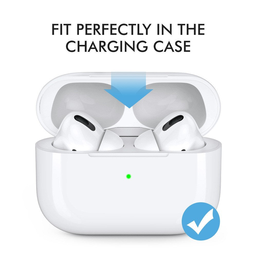 AirPods Pro (1. & 2. Gen.) AHASTYLE Silikone Ørepropper - S / M / L - Hvid
