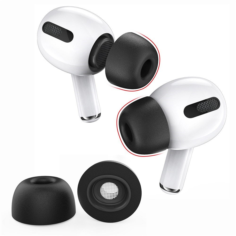 AirPods Pro (1. & 2. Gen.) AHASTYLE WG28 Memory Foam Ørepropper - Str. S - Sort