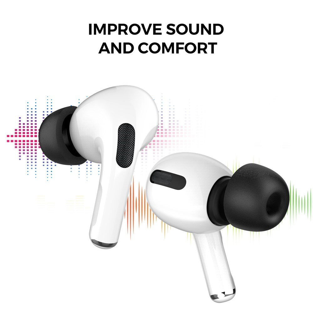 AirPods Pro (1. & 2. Gen.) AHASTYLE WG28 Memory Foam Ørepropper - Str. S - Sort