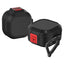 Samsung Galaxy Buds2 / Buds2 Pro / Buds Pro / Buds Live Hybrid Plast Cover m. Karabinhage - Sort / Rød
