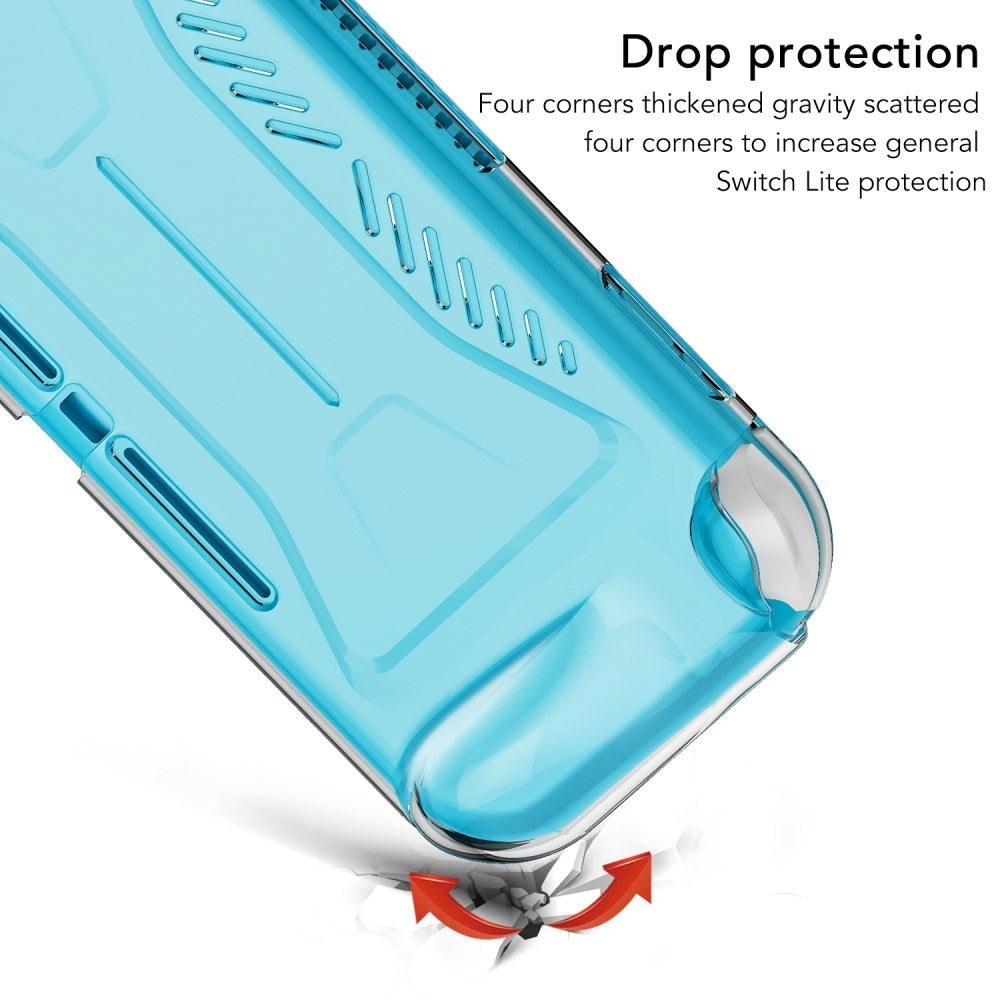 Nintendo Switch Lite Fleksibel Plastik Cover - Gennemsigtig