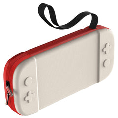 Nintendo Switch 2 Nylon Opbevaringstaske m. Strop - Beige / Rød