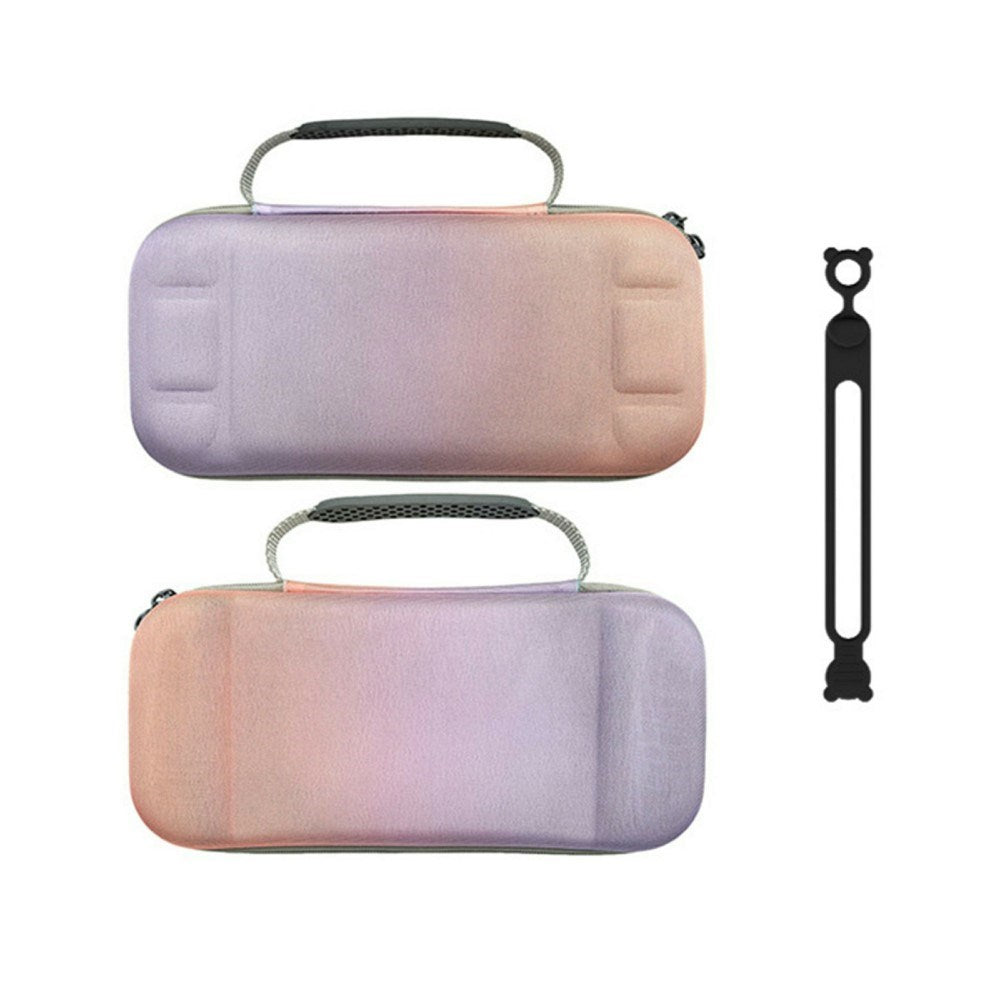 Nintendo Switch 2 Organiserings- og Transporttaske m. Håndtag - Lilla / Lyserød