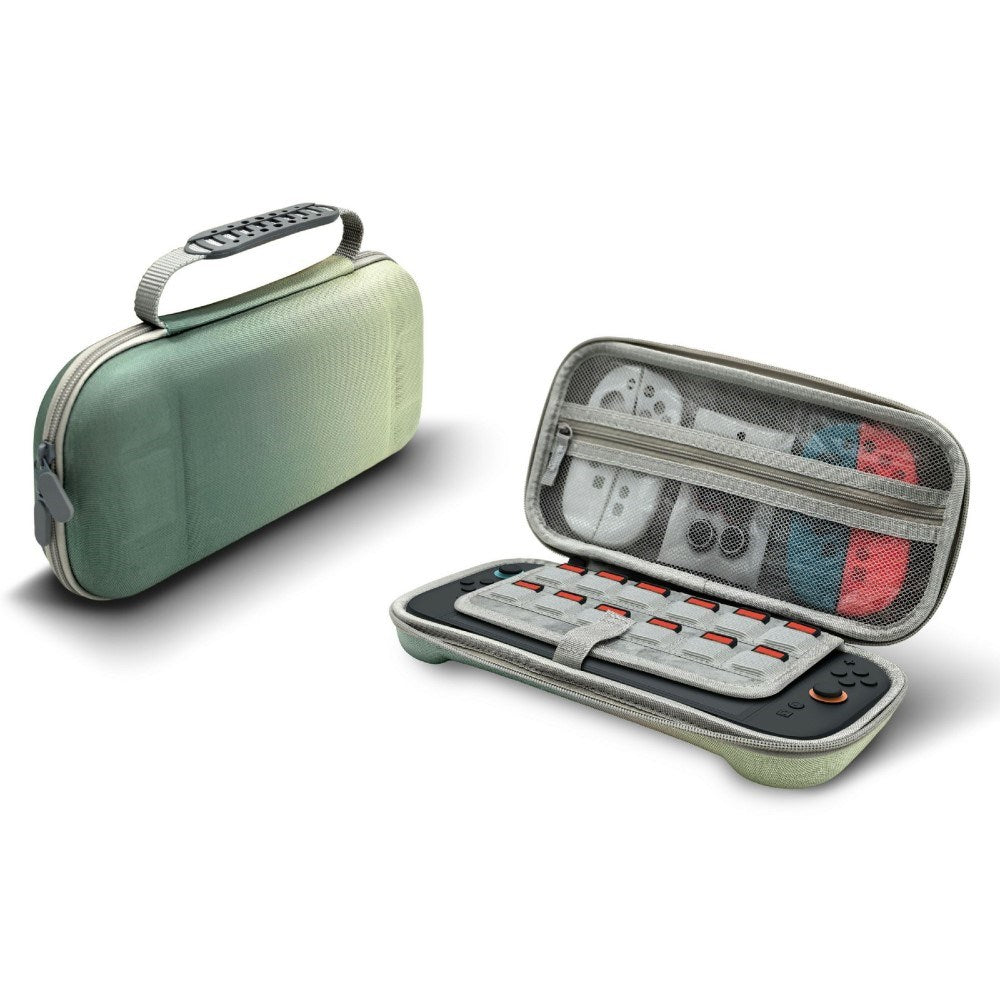 Nintendo Switch 2 Organiserings- og Transporttaske m. Håndtag - Grøn