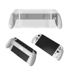 Joypad Controller m. Håndtag til Nintendo Switch OLED - Hvid
