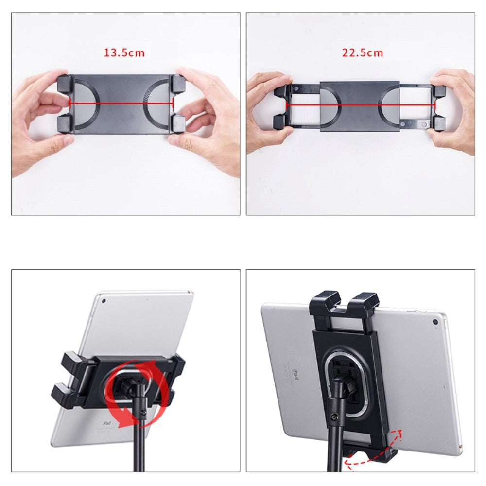 Tripod Mobil Stander I Metal m. 360° Rotation & Taske - Sort