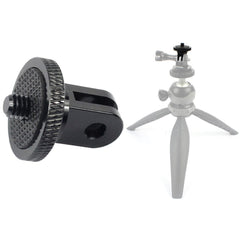 GoPro Hero 9 / 10 Aluminium Adapter til Tri Pod Montering - Sort