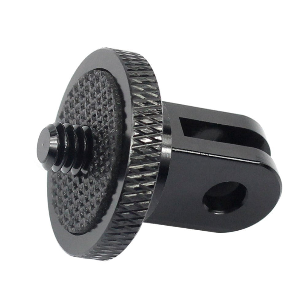 GoPro Hero 9 / 10 Aluminium Adapter til Tri Pod Montering - Sort