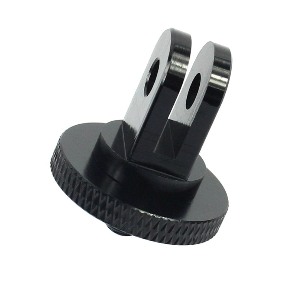 GoPro Hero 9 / 10 Aluminium Adapter til Tri Pod Montering - Sort