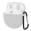 OnePlus Buds Silikone Case m. Karabinhage - Hvid