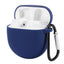 OnePlus Buds Silikone Case m. Karabinhage - Blå