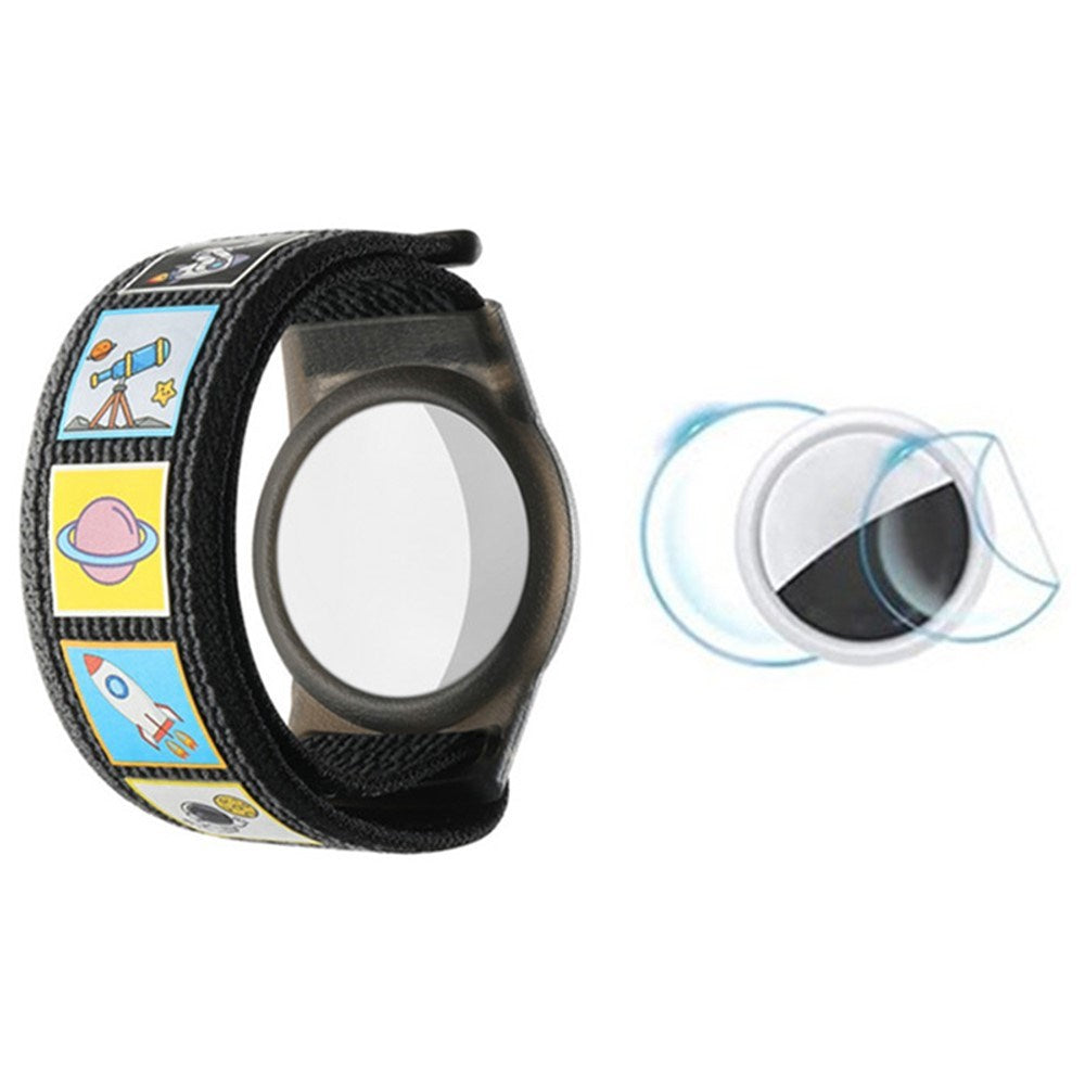 AirTag 1. & 2. Gen. Nylon Armbånd til Børn - Rummet