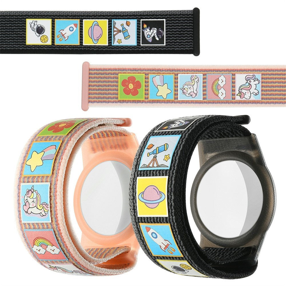 AirTag 1. & 2. Gen. Nylon Armbånd til Børn - Rummet