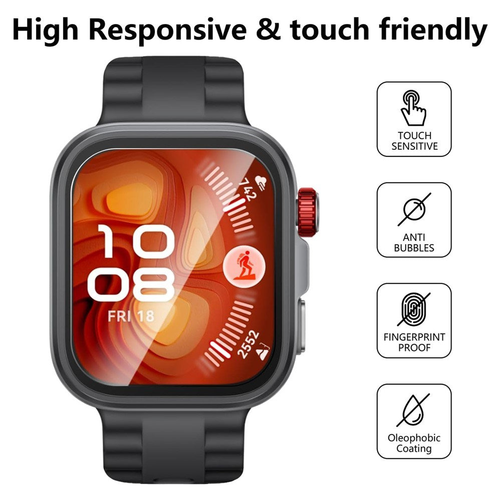 Huawei Watch Fit 4 Pro Beskyttelsesfilm - 3 stk - Gennemsigtig