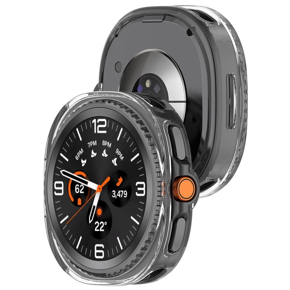 Samsung Galaxy Watch 8 Classic (46mm) Semi-Enclosed Hårdt Plastik Cover - Gennemsigtig