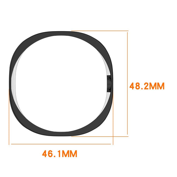 Samsung Galaxy Watch 8 Classic (46mm) Semi-Enclosed Hårdt Plastik Cover - Gennemsigtig