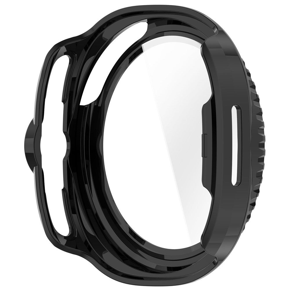 Samsung Galaxy Watch 8 Classic (46mm) Hårdt Plastik Cover m. Indbygget Skærmbeskyttelse - Sort