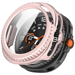 Samsung Galaxy Watch 8 Classic (46mm) Hårdt Plastik Cover m. Indbygget Skærmbeskyttelse - Lyserød