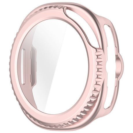 Samsung Galaxy Watch 8 Classic (46mm) Hårdt Plastik Cover m. Indbygget Skærmbeskyttelse - Lyserød