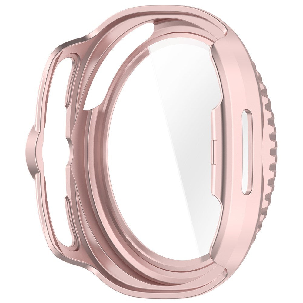 Samsung Galaxy Watch 8 Classic (46mm) Hårdt Plastik Cover m. Indbygget Skærmbeskyttelse - Lyserød