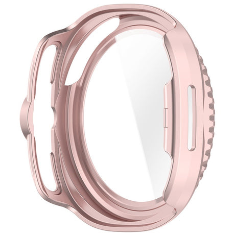 Samsung Galaxy Watch 8 Classic (46mm) Hårdt Plastik Cover m. Indbygget Skærmbeskyttelse - Lyserød