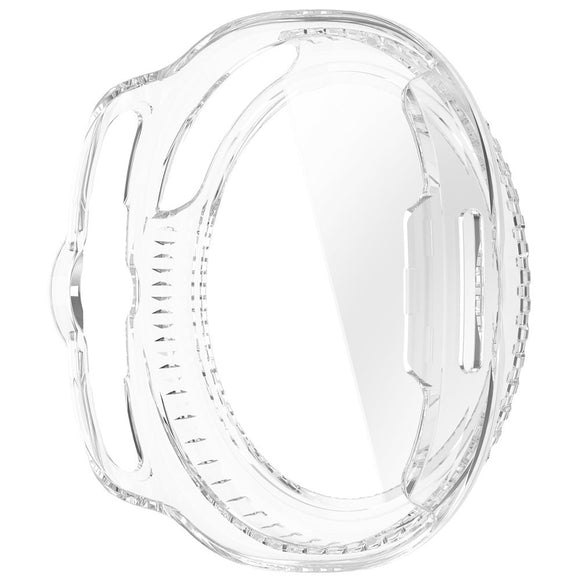 Samsung Galaxy Watch 8 Classic (46mm) Hårdt Plastik Cover m. Indbygget Skærmbeskyttelse - Gennemsigtig