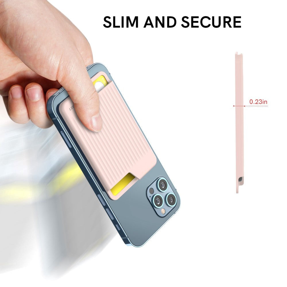 Silikone Kortholder Stick-on - Sort