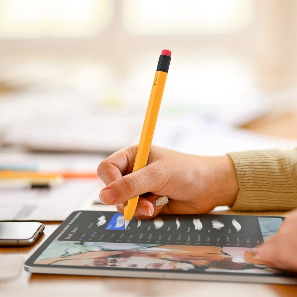 Apple Pencil 2 Gen. Silikone Blyant Cover - Orange